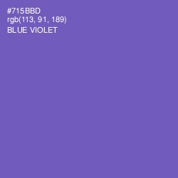 #715BBD - Blue Violet Color Image